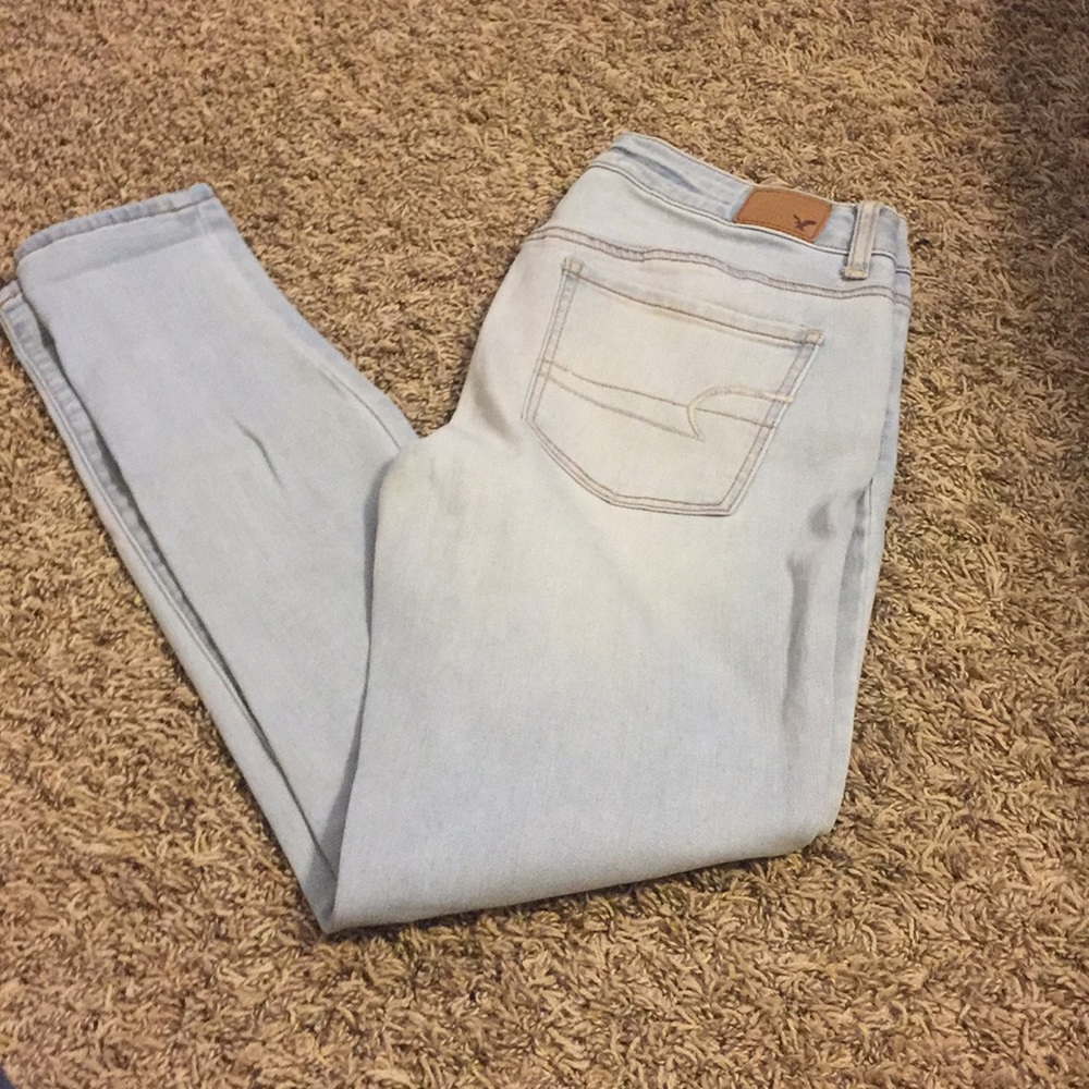 american eagle long skinny jeans